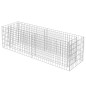 vidaXL Gabionen-Hochbeet Verzinkter Stahl 180×50×50 cm vidaXL Gabionen-Hochbeet Verzinkter Stahl 180×50×50 cm