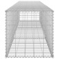 vidaXL Gabionenwand mit Abdeckung 300×50×50 cm Verzinkter Stahl vidaXL Gabionenwand mit Abdeckung 300×50×50 cm Verzinkter Stahl