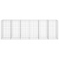 vidaXL Gabionenwand mit Abdeckung Verzinkter Stahl 300×50×100 cm vidaXL Gabionenwand mit Abdeckung Verzinkter Stahl 300×50×100 cm