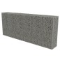 vidaXL Gabionenwand mit Abdeckung Verzinkter Stahl 300×50×150 cm vidaXL Gabionenwand mit Abdeckung Verzinkter Stahl 300×50×150 cm