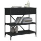 vidaXL Konsolentisch Schwarz 75x34,5x75 cm Holzwerkstoff vidaXL Konsolentisch Schwarz 75x34,5x75 cm Holzwerkstoff