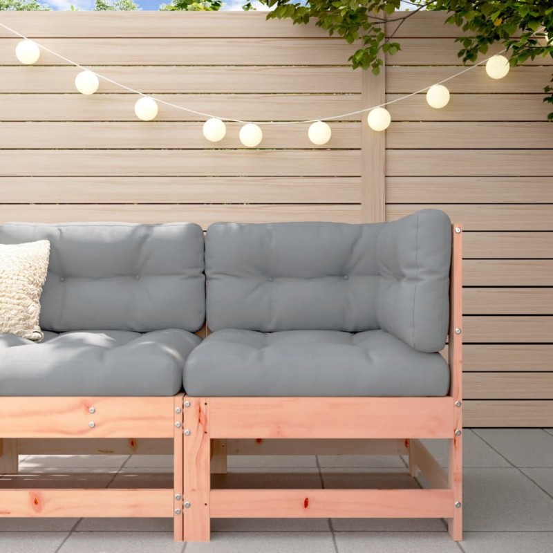 vidaXL Ecksofa mit Kissen Massivholz Douglasie vidaXL Ecksofa mit Kissen Massivholz Douglasie