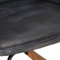 Schaukelstuhl Grau Echtleder Schaukelstuhl Grau Echtleder