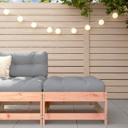 vidaXL Gartenhocker mit Kissen Massivholz Douglasie