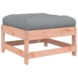 vidaXL Gartenhocker mit Kissen Massivholz Douglasie