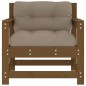 vidaXL Gartenstühle mit Kissen 2 Stk. Honigbraun Massivholz Kiefer vidaXL Gartenstühle mit Kissen 2 Stk. Honigbraun Massivholz Kiefer