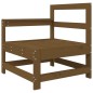 vidaXL Gartenstuhl mit Kissen Honigbraun Massivholz Kiefer vidaXL Gartenstuhl mit Kissen Honigbraun Massivholz Kiefer