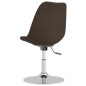vidaXL Esszimmerstühle 2 Stk. Drehbar Dunkelbraun Stoff vidaXL Esszimmerstühle 2 Stk. Drehbar Dunkelbraun Stoff