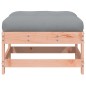 vidaXL Gartenhocker mit Kissen 2 Stk. Massivholz Douglasie vidaXL Gartenhocker mit Kissen 2 Stk. Massivholz Douglasie