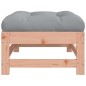vidaXL Gartenhocker mit Kissen 2 Stk. Massivholz Douglasie vidaXL Gartenhocker mit Kissen 2 Stk. Massivholz Douglasie