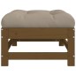 vidaXL Gartenhocker mit Kissen 2 Stk. Honigbraun Massivholz Kiefer vidaXL Gartenhocker mit Kissen 2 Stk. Honigbraun Massivholz Kiefer