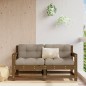 vidaXL Gartenstühle mit Kissen 2 Stk. Honigbraun Massivholz Kiefer vidaXL Gartenstühle mit Kissen 2 Stk. Honigbraun Massivholz Kiefer