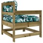 vidaXL Gartenstühle mit Kissen 2 Stk. Kiefernholz Imprägniert vidaXL Gartenstühle mit Kissen 2 Stk. Kiefernholz Imprägniert