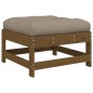 vidaXL 3-tlg. Garten-Lounge-Set mit Kissen Honigbraun Massivholz vidaXL 3-tlg. Garten-Lounge-Set mit Kissen Honigbraun Massivholz
