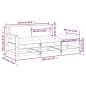 vidaXL 3-tlg. Garten-Lounge-Set mit Kissen Honigbraun Massivholz vidaXL 3-tlg. Garten-Lounge-Set mit Kissen Honigbraun Massivholz