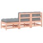 vidaXL 3-tlg. Garten-Lounge-Set mit Kissen Massivholz Douglasie vidaXL 3-tlg. Garten-Lounge-Set mit Kissen Massivholz Douglasie
