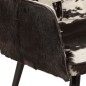 Ohrensessel mit Hocker Schwarz Echtleder Ohrensessel mit Hocker Schwarz Echtleder