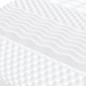 vidaXL Tagesbett Ausziehbar mit Matratzen Creme 100x200 cm Stoff vidaXL Tagesbett Ausziehbar mit Matratzen Creme 100x200 cm Stoff