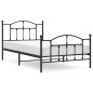 vidaXL Bettgestell mit Kopf- und Fußteil Metall Schwarz 107x203 cm vidaXL Bettgestell mit Kopf- und Fußteil Metall Schwarz 107x203 cm