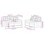 vidaXL 2-tlg. Sofagarnitur mit Kissen Taupe Stoff vidaXL 2-tlg. Sofagarnitur mit Kissen Taupe Stoff