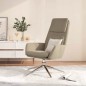 Relaxsessel Hellgrau Wildleder-Optik Relaxsessel Hellgrau Wildleder-Optik