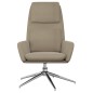 Relaxsessel Hellgrau Wildleder-Optik Relaxsessel Hellgrau Wildleder-Optik