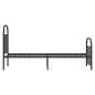 vidaXL Bettgestell mit Kopf- und Fußteil Metall Schwarz 75x190 cm vidaXL Bettgestell mit Kopf- und Fußteil Metall Schwarz 75x190 cm