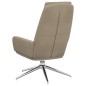Relaxsessel Hellgrau Wildleder-Optik Relaxsessel Hellgrau Wildleder-Optik