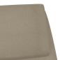 Relaxsessel Hellgrau Wildleder-Optik Relaxsessel Hellgrau Wildleder-Optik