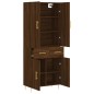 vidaXL Highboard Braun Eichen-Optik 69,5x34x180 cm Holzwerkstoff vidaXL Highboard Braun Eichen-Optik 69,5x34x180 cm Holzwerkstoff