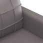 vidaXL 2-tlg. Sofagarnitur mit Kissen Grau Kunstleder vidaXL 2-tlg. Sofagarnitur mit Kissen Grau Kunstleder