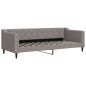 vidaXL Tagesbett Ausziehbar mit Schubladen Taupe 80x200 cm Stoff vidaXL Tagesbett Ausziehbar mit Schubladen Taupe 80x200 cm Stoff