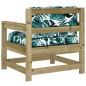 vidaXL Gartenstühle mit Kissen 2 Stk. Kiefernholz Imprägniert vidaXL Gartenstühle mit Kissen 2 Stk. Kiefernholz Imprägniert