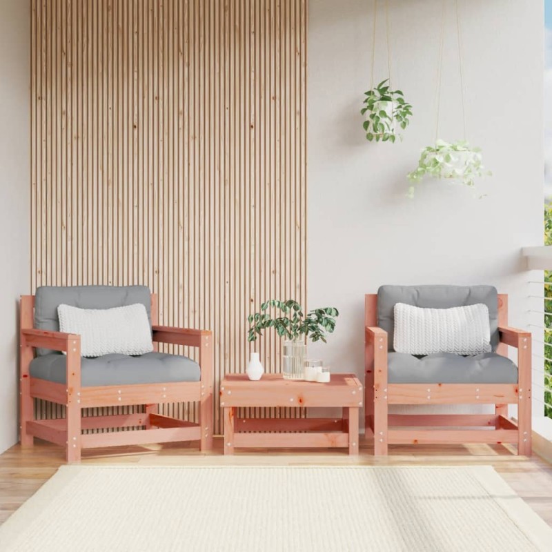 vidaXL Gartenstühle mit Kissen 2 Stk. Massivholz Douglasie vidaXL Gartenstühle mit Kissen 2 Stk. Massivholz Douglasie