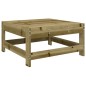 vidaXL Gartenhocker mit Kissen Kiefernholz Imprägniert vidaXL Gartenhocker mit Kissen Kiefernholz Imprägniert