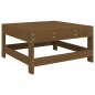 vidaXL Gartenhocker mit Kissen Honigbraun Massivholz Kiefer vidaXL Gartenhocker mit Kissen Honigbraun Massivholz Kiefer