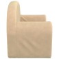 Kindersofa 2-Sitzer Creme Weich Plüsch Kindersofa 2-Sitzer Creme Weich Plüsch
