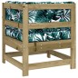 vidaXL Ecksofa mit Kissen Kiefernholz Imprägniert vidaXL Ecksofa mit Kissen Kiefernholz Imprägniert