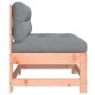 vidaXL Mittelsofa mit Kissen Massivholz Douglasie vidaXL Mittelsofa mit Kissen Massivholz Douglasie