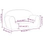 Kindersofa 2-Sitzer Creme Weich Plüsch Kindersofa 2-Sitzer Creme Weich Plüsch