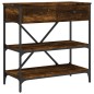 vidaXL Konsolentisch Räuchereiche 75x34,5x75 cm Holzwerkstoff vidaXL Konsolentisch Räuchereiche 75x34,5x75 cm Holzwerkstoff