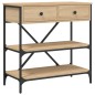 vidaXL Konsolentisch Sonoma-Eiche 75x34,5x75 cm Holzwerkstoff vidaXL Konsolentisch Sonoma-Eiche 75x34,5x75 cm Holzwerkstoff