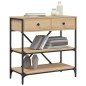 vidaXL Konsolentisch Sonoma-Eiche 75x34,5x75 cm Holzwerkstoff vidaXL Konsolentisch Sonoma-Eiche 75x34,5x75 cm Holzwerkstoff