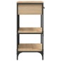 vidaXL Konsolentisch Sonoma-Eiche 75x34,5x75 cm Holzwerkstoff vidaXL Konsolentisch Sonoma-Eiche 75x34,5x75 cm Holzwerkstoff