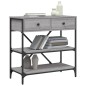 vidaXL Konsolentisch Grau Sonoma 75x34,5x75 cm Holzwerkstoff vidaXL Konsolentisch Grau Sonoma 75x34,5x75 cm Holzwerkstoff