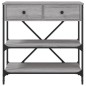 vidaXL Konsolentisch Grau Sonoma 75x34,5x75 cm Holzwerkstoff vidaXL Konsolentisch Grau Sonoma 75x34,5x75 cm Holzwerkstoff