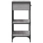 vidaXL Konsolentisch Grau Sonoma 75x34,5x75 cm Holzwerkstoff vidaXL Konsolentisch Grau Sonoma 75x34,5x75 cm Holzwerkstoff