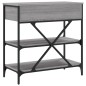 vidaXL Konsolentisch Grau Sonoma 75x34,5x75 cm Holzwerkstoff vidaXL Konsolentisch Grau Sonoma 75x34,5x75 cm Holzwerkstoff