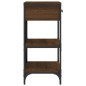 vidaXL Konsolentisch Braun Eichen-Optik 75x34,5x75 cm Holzwerkstoff vidaXL Konsolentisch Braun Eichen-Optik 75x34,5x75 cm Holzwerkstoff