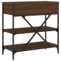vidaXL Konsolentisch Braun Eichen-Optik 75x34,5x75 cm Holzwerkstoff vidaXL Konsolentisch Braun Eichen-Optik 75x34,5x75 cm Holzwerkstoff